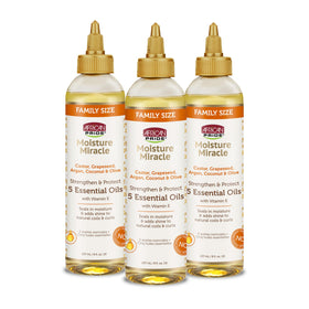 African Pride Moisture Miracle 5 Essential Hair Oils 8 oz front view