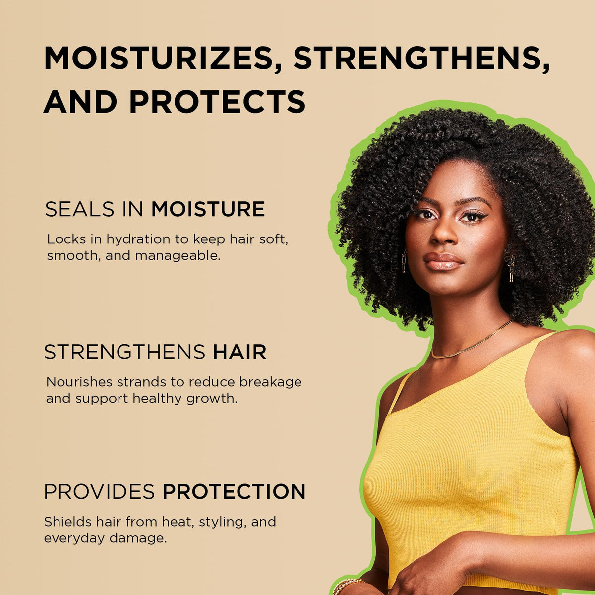 African Pride Moisture Miracle oils packaging with essential oil blend