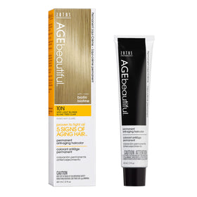 AGE beautiful 10N Very Light Blonde Hair Dye front view with packaging