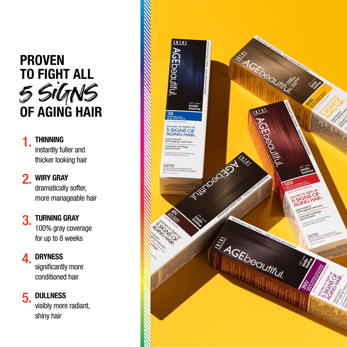 AGE beautiful 1B Blue Black hair dye application process
