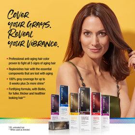 AGE beautiful hair dye cream texture close-up