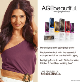 AGE beautiful hair dye packaging showing 1N Jet Black