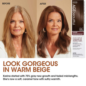 AGE beautiful hair dye with Biotin and essential nutrients