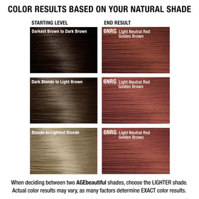 AGE beautiful hair dye with brush for application