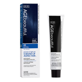 AGE beautiful Permanent Hair Dye 4B Dark Blue packaging front view