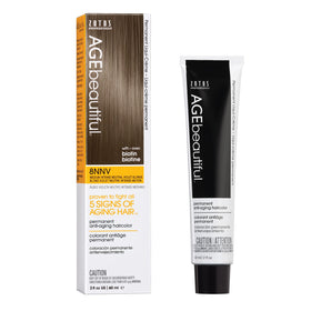 AGE beautiful Permanent Hair Dye 8NNV front view with packaging