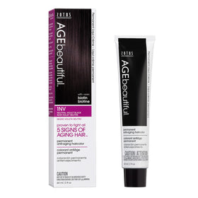 AGE beautiful Permanent Hair Dye Neutral Violet Black front view