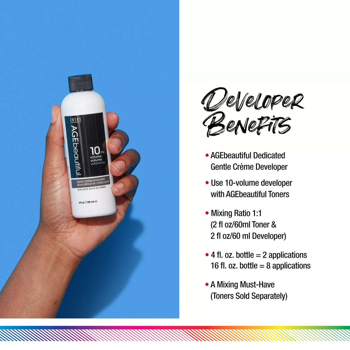 AgeBeautiful 10 Volume Gentle Crème Developer side view