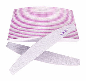 AhaTopia 100/180 grit nail files pack of 25 front view