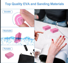 AhaTopia Mini Nail Buffers in a compact size for easy portability
