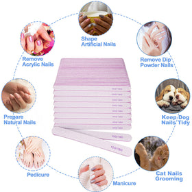 AhaTopia nail file in hand demonstrating size and usability