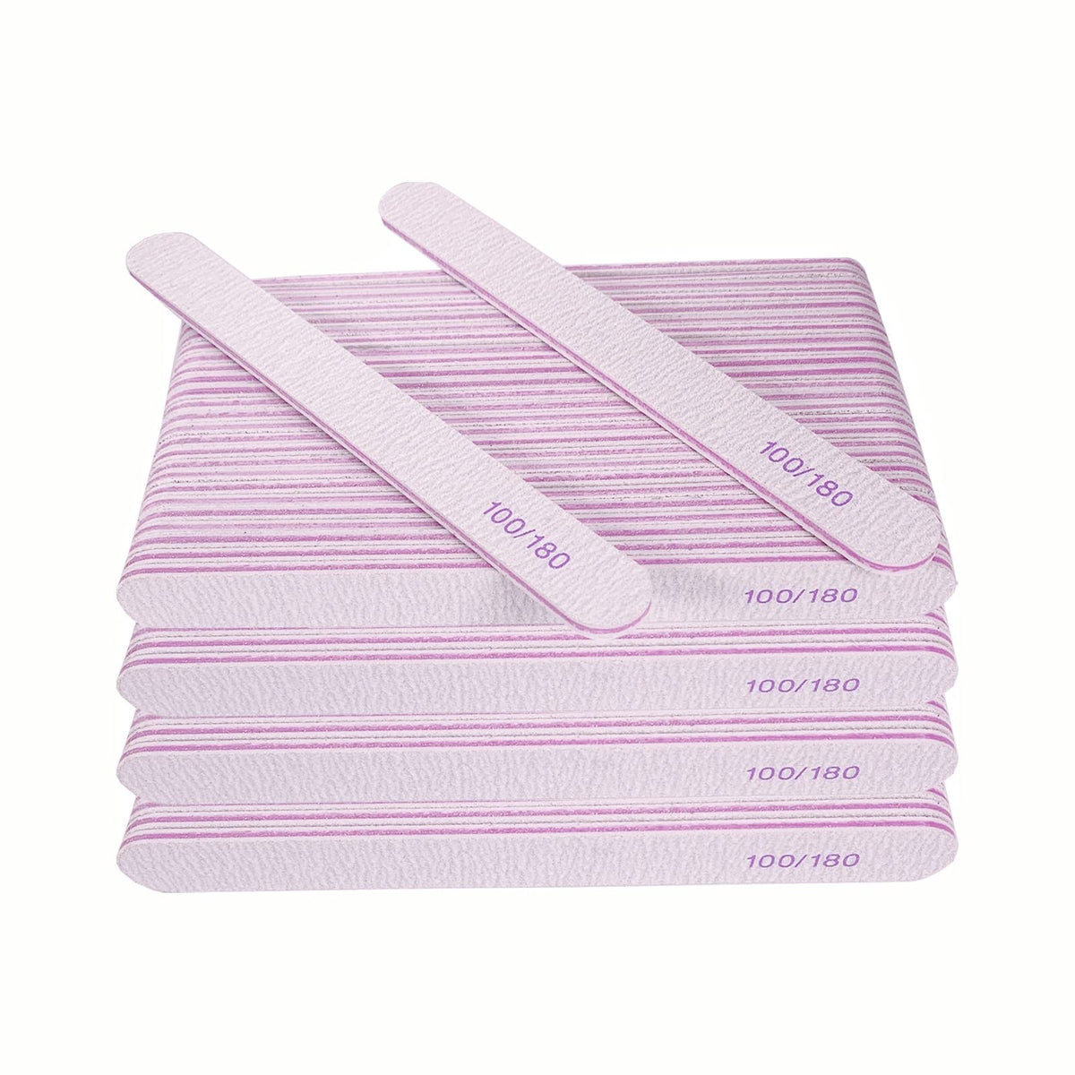 AhaTopia Nail File Set 100 Pcs with gray emery boards
