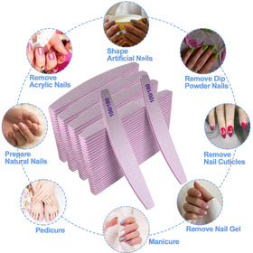 AhaTopia nail file with packaging details