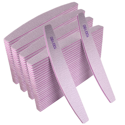 AhaTopia Nail Files 100 Pcs pack front view