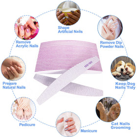 AhaTopia nail files for both natural and acrylic nails