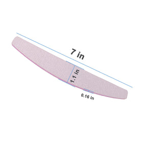 AhaTopia nail files with packaging and dimensions