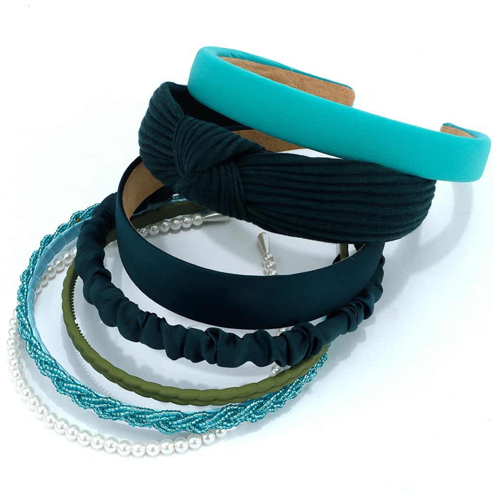 AHONEY headbands displayed in different styles and colours