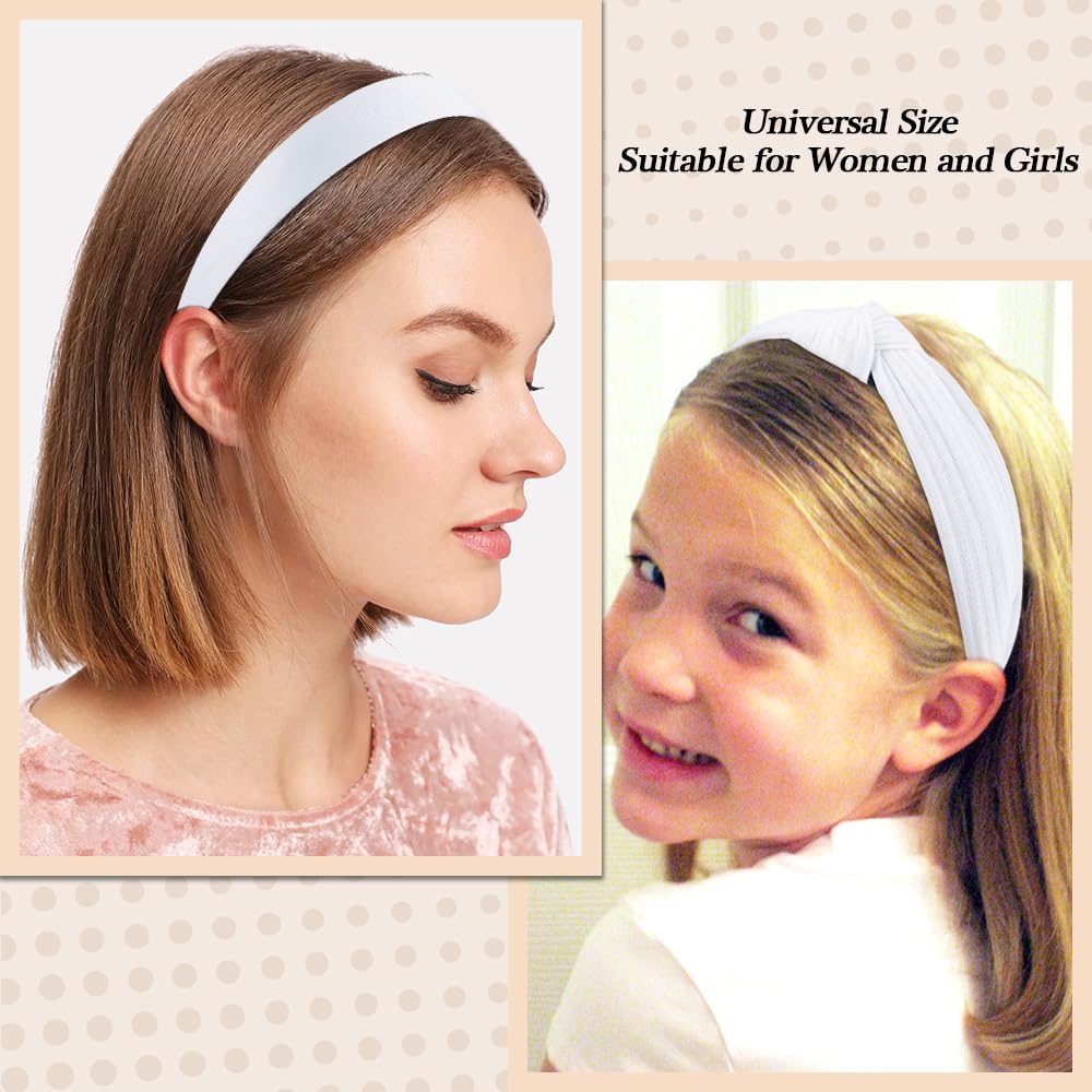 AHONEY headbands in neutral colours displayed on a flat surface