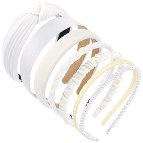 AHONEY headbands showcasing various styles and textures