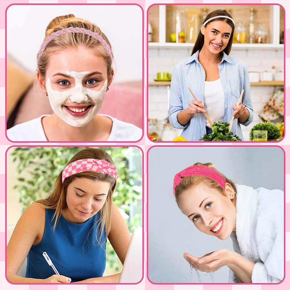 AHONEY hot pink headbands set packaging