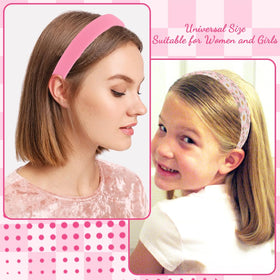 AHONEY hot pink knotted headband close-up