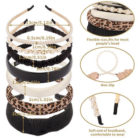 AHONEY padded headband in neutral colour
