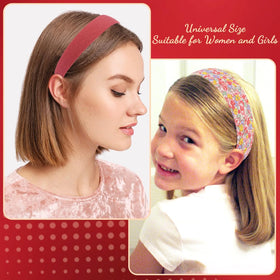 AHONEY padded red headband side view