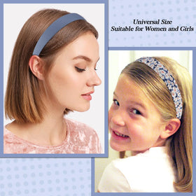 AHONEY Pearl Blue Headband on display