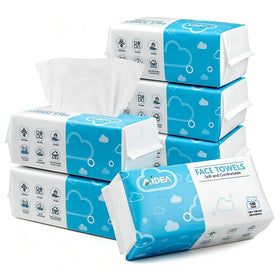 AIDEA Disposable Face Towels 600Ct pack front view