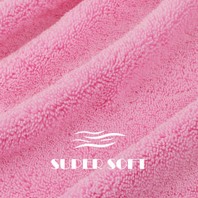 AIDEA Hair Towel Wrap showing microfiber texture close-up
