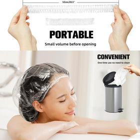 AIDIQIU disposable shower cap stretched to 20.5 inches