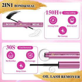 AILAISHI Lash Bond and Seal kit contents including glue and remover