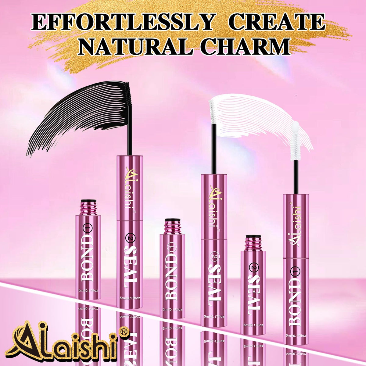 AILAISHI Lash Clusters Glue on makeup vanity