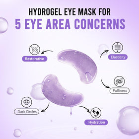 AILEORY PDRN Retinol Peptides Under Eye Patches gel pads close-up