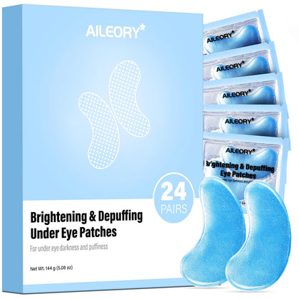 AILEORY Under Eye Patches blue packaging front view