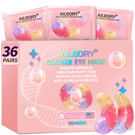 AILEORY Under Eye Patches front view with tri-color design