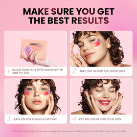AILEORY Under Eye Patches in a spa setting