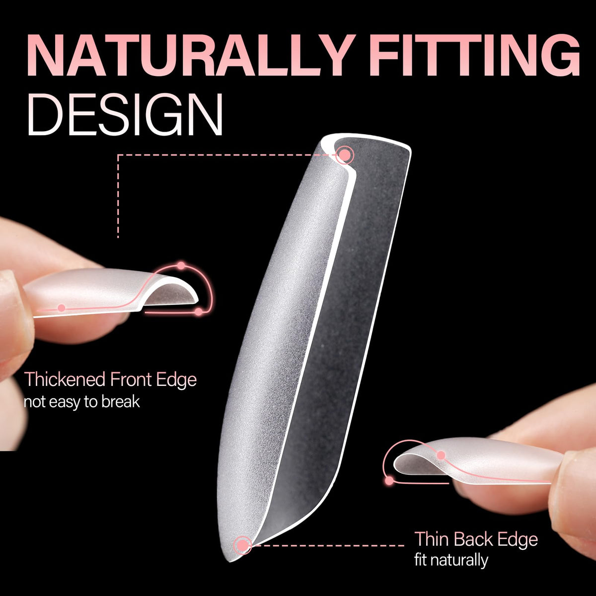 AILLSA acrylic gel nail tips packaging