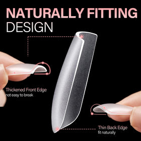 AILLSA acrylic gel nail tips packaging