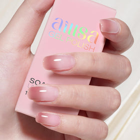 AILLSA Crystal Rose Nude Gel Polish bottle with label