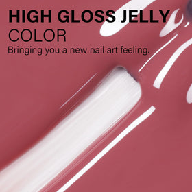 AILLSA Crystal Rose Nude Gel Polish with colour swatches