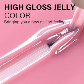 AILLSA Gel Nail Polish Nude Pink in a beauty setup