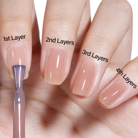 AILLSA Jelly Nude Gel Polish Dark Nude packaging