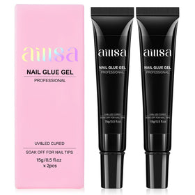 AILLSA Nail Gel Glue 2PCS front view with packaging
