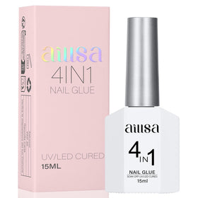 AILLSA nail glue gel with rhinestones and foil