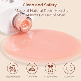 AILLSA Nude Gel Polish 50g in natural light