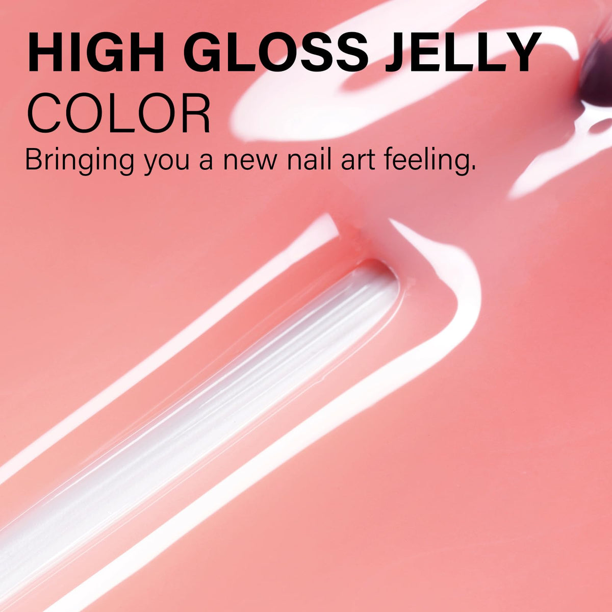 AILLSA Nude Gel Polish demonstrating colour layering effect
