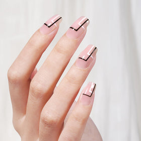 AILLSA Nude Gel Polish Gray Pink bottle with label