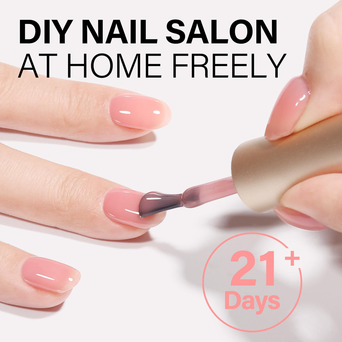 AILLSA Nude Gel Polish in a lifestyle setting