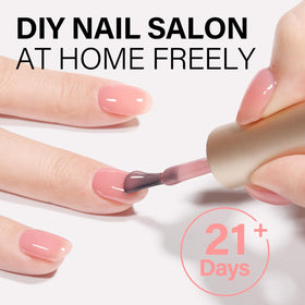 AILLSA Nude Gel Polish in a lifestyle setting